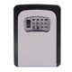 thumbnail image 1 of Caja de seguridad para llaves, caja de seguridad para almacenamiento de llaves con combinación de 4 dígitos, caja fuerte impermeable para llaves de montaje en pared para interiores, exterior, 1 of 5