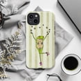 thumbnail image 6 of Dancing Frog Phone Case, Floral Frog in Pink Heels iPhone Cover, Fun and Whimsical Design for iPhone 17 16 15 14 13 12 11 Pro Plus Mini, 6 of 6