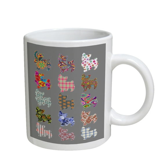 KuzmarK Coffee Cup Mug 11 Ounce - Yorkie Dog