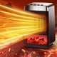 thumbnail image 2 of 3D Dynamic Flames Heater with Thermostat 1500W Portable Space Heater with Ambient Lighting, 2 of 5