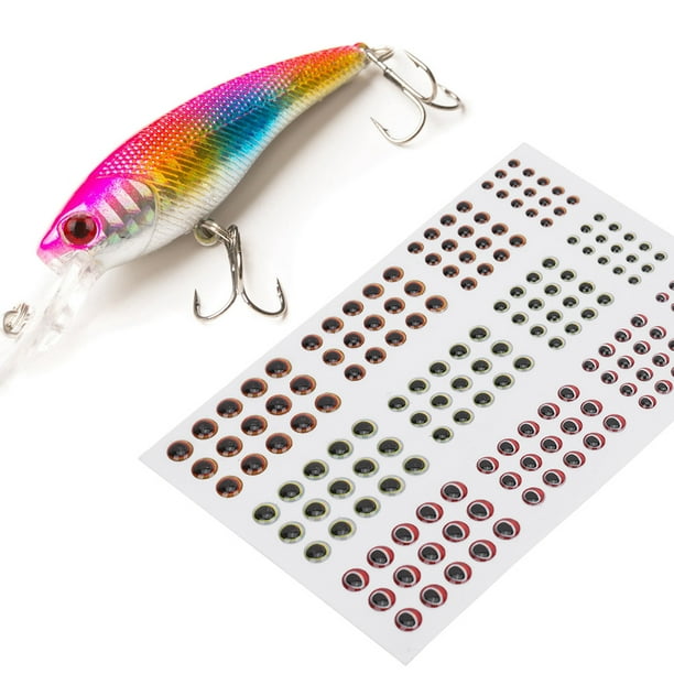 Estink 3d Fishing Lure Eyes, Self Adhesive Fishing Hook Crafts Plastic Artificial Fish Eyes Fishing Lure Artificial Fish Eye For Fishing Lures For Cra