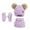Z-Purple, variant on Yuanlong Kids 3 Pieces Sets Winter Gloves Hat Neck Warmer Thermal Cartoon Printed Knit Suits Cold Weather Outdoor Wear Set