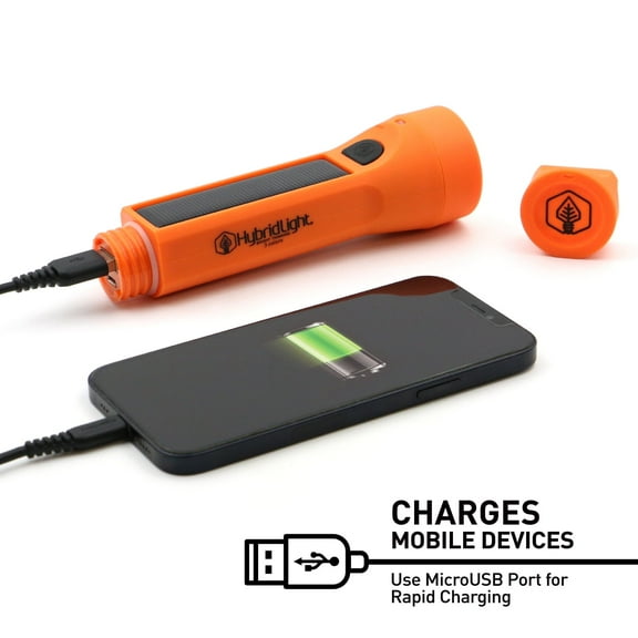 Hybridlight Seeker 300 Solar Flashlight / Charger - Red, Green & White Light Options
