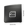 thumbnail image 4 of Botón Elevación Ventana Coche para Mercedes C GLK E W204 X204 W212 (No.1), 4 of 4