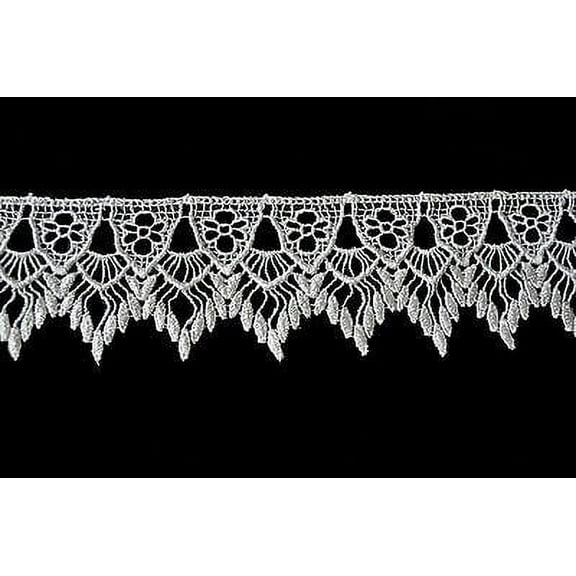 Lily 2" Ivory Venice Guipure Lace Trim DIY sewing notions crafts By Yard