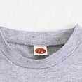 thumbnail image 5 of Toddler Boy Summer Easter Outfit Letter Print T-Shirt and Elastic Waist Shorts Baby Boy Loose Clothing Sets, 5 of 6