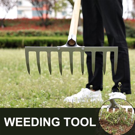 Removal Tool Grasping Raking Loosening Artifact Harrow for
