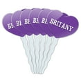thumbnail image 1 of Britany Heart Love Cupcake Picks Toppers - Set of 6, 1 of 1