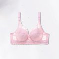 thumbnail image 2 of Sujetadores de copas suaves para mujer traje informal de encaje con retales correa ajustable ropa de descanso Sexy, 2 of 6