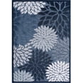 thumbnail image 3 of Beverly Rug Outdoor / Indoor Area Rugs Patio Porch Garden Carpet Navy / Blue 4'x6', 3 of 9