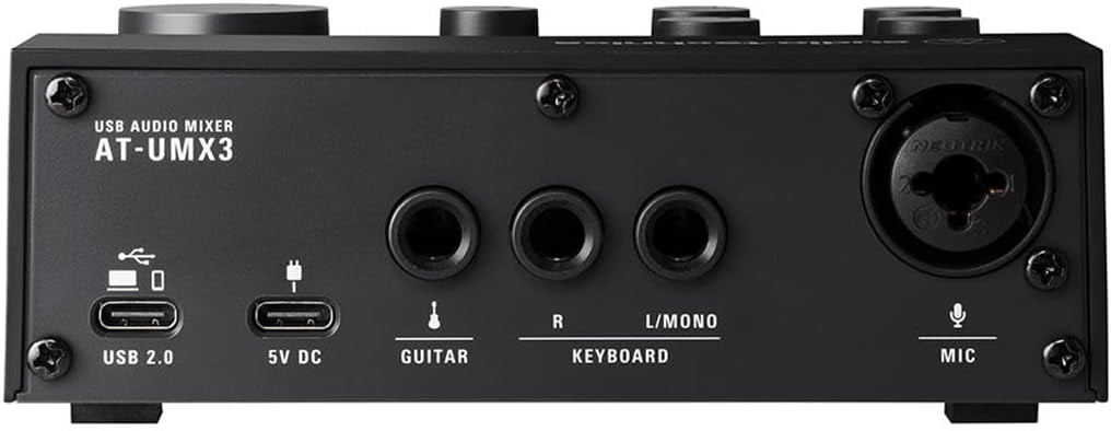 Audio-Technica AT-UMX3 Live Streaming USB Audio Mixer