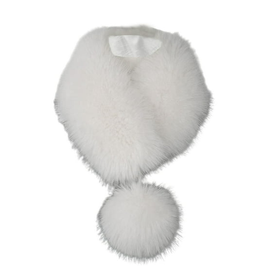 lanema Faux Furs Scarf Thicken Warm Shawl Wrap Winter Autumn Cold Weather Neck Wrap