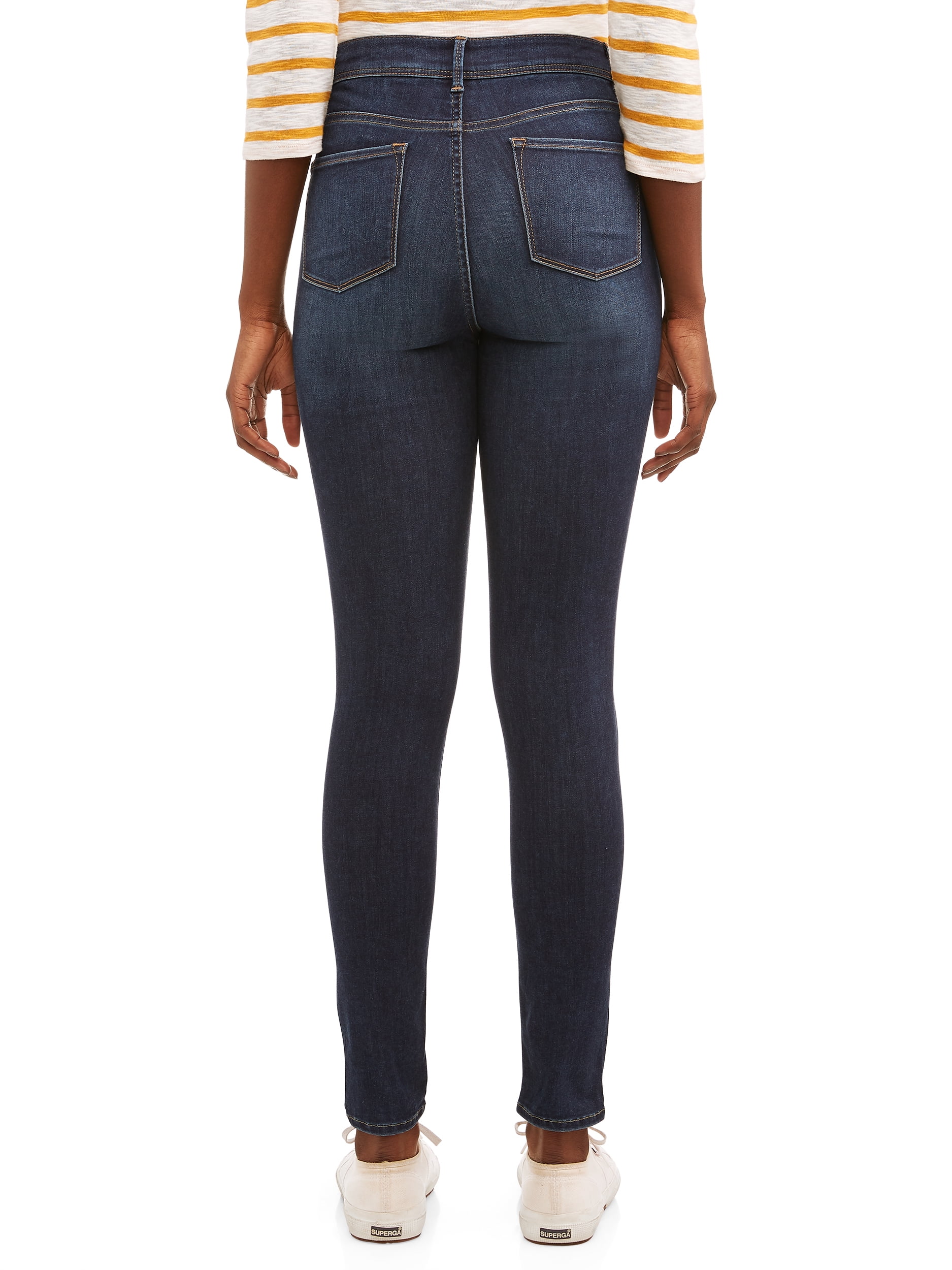 time and tru high rise jeggings