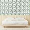 thumbnail image 3 of Ambesonne Exotic Theme Peel & Stick Wallpaper for Home, Tree Leaves Simple Art, 13"x72", Fern Green Blue Grey, 3 of 5