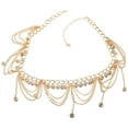 thumbnail image 6 of Golden Zinc Alloy Belly Waist Chain for Women Suitable for Party and Everyday Wear 8.5 Inches, 6 of 8