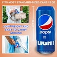 thumbnail image 5 of Skywin Silicone Can Cover - 10 Pack 12oz (355ml) Can Cover can Hides Can by Disguising it as a Can of Soda Silicone Can Sleeve (Dark Blue), 5 of 7