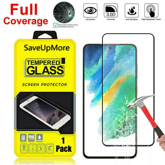 Njjex [1-Pack] for Samsung Galaxy S21 FE 5G S20 Fan Edition Tempered Glass Screen Protector, Anti-Scratch, Anti-Fingerprint, Bubble Free
