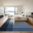 thumbnail image 3 of ODIKA 5'x7' Machine Washable Non-Slip Area Rug, Modern Navy High Traffic Rug, Blue, 1056481, 3 of 7