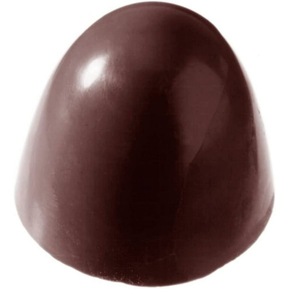 Chocolate World 1291 Polycarbonate Candy Mold with 14 Tapered-Dome Cavities, Each 45mm Diameter x 38mm High