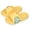 Yellow, variant on Boys Slide Sandals, Waterproof Open Toe Non Slip Slip On Summer Shoes Red Size 1-1.5(Big Kids)