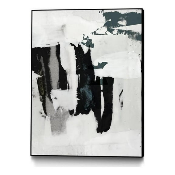 Giant Art Canvas  24x32 Broken Window II Framed in White