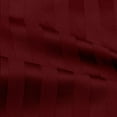 thumbnail image 2 of Lightweight & Comfortable 600 Thread Count 100% Egyptian Cotton Ultra Soft Cotton Rich Easy Care Sateen Sheets,King Size 4 Piece Sheet Set Fit 26" Inch to 30" Inch Deep Pocket {Stripe Burgundy}, 2 of 6