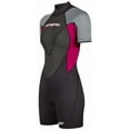 thumbnail image 2 of Hyperflex Womens Access 2.5MM Springsuit Wetsuit, Adult, Women's Purple, 6, 2 of 7