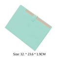 thumbnail image 4 of ZheElen Dossier de Documents en Plastique Extensible Format A4 Organiseur de Fichiers Fermeture à Pression, 4 of 6