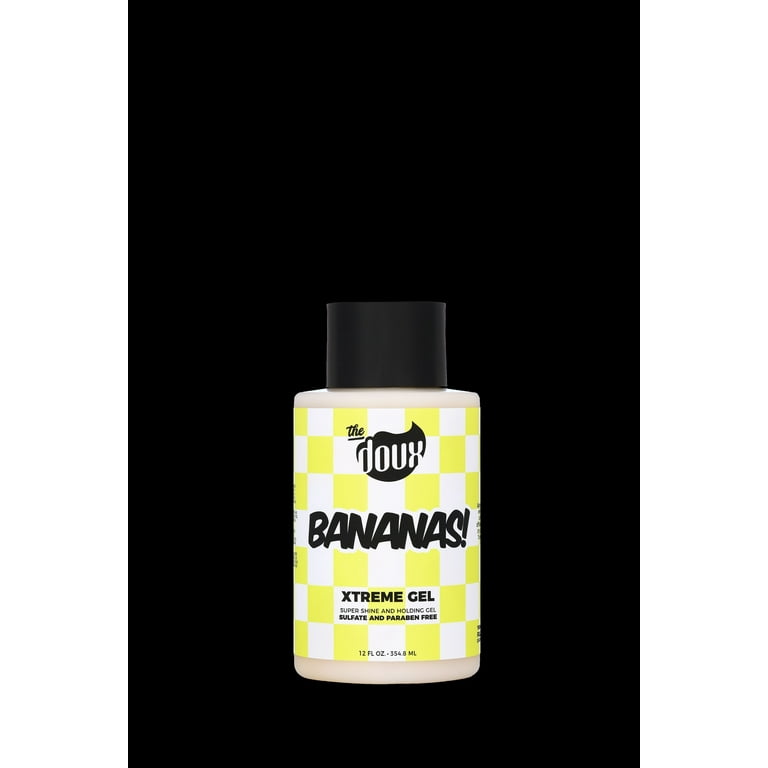 The Doux Bananas Xtreme Hold Hair Gel 12oz All Hair Types Unisex