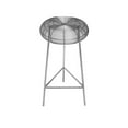thumbnail image 6 of Meridian Furniture Tuscany Rich Silver Metal Bar Stool, 6 of 7