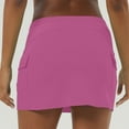 thumbnail image 2 of QHFBli Womens Casual Mini Skirt Drawstring Summer High Waist Bodycon Workout Short Pencil Skirt, 2 of 6