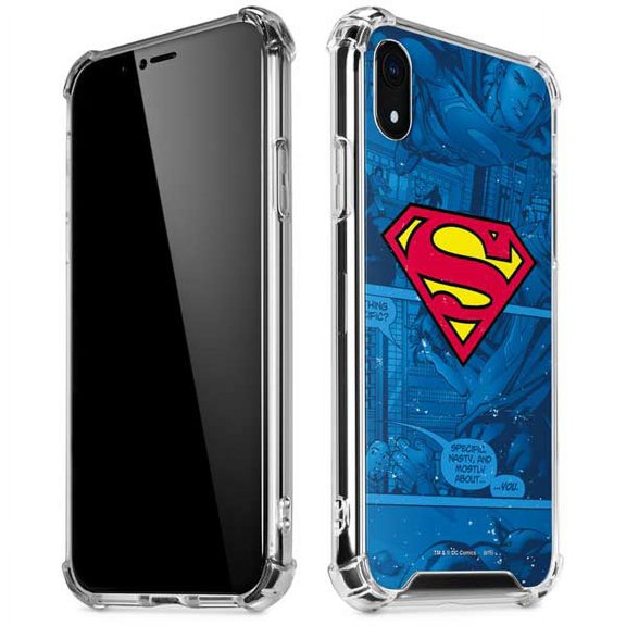 Skinit DC Comics Superman Logo iPhone XR Clear Case