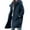 Navy, variant on Puffer Hooded Jackets Coats for Women 2025 Women's Casual Solid Color Tops Coats Long Sleeve Button Hooded Woolen Coat Jacket with Pocket Coffee 2X