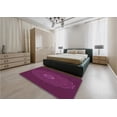 thumbnail image 4 of Ahgly Company Indoor Rectangle Patterned Medium Violet Red Pink Area Rugs, 4' x 6', 4 of 6