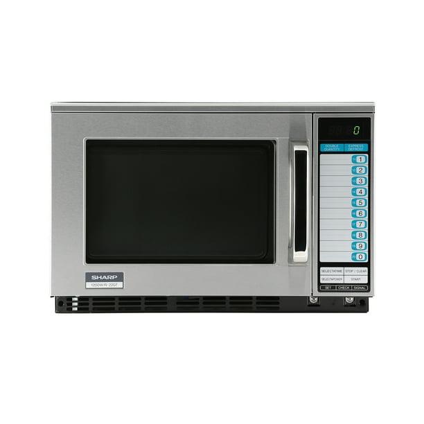 Sharp R22Gtf Heavy Duty 1200 Watt Commercial Microwave Stainless
