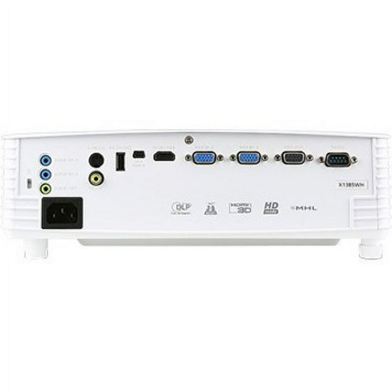 acer X1385WH DLP プロジェクター ホワイト Acer X1385WH DLP projector - 3D - Walmart.com