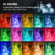 thumbnail image 2 of Paquete de 2 unidades de Fairy Lights Hoofun con batería RGB remota de 78 pies y 240 LED, 2 of 7
