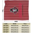 thumbnail image 3 of Austin Peay State University Fleece Blanket, Very Soft Microfiber Flannel Blanket for Couch Warm and Cozy for All Seasons, 3 of 6