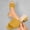 Yellow, variant on Square Open Toe Heeled Sandals for Women Low Block Chunky Heel Sandals Slip on Mules Comfortable Dress Shoes Yellow 9.5(43)