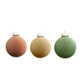 thumbnail image 2 of Zawou Velvet Christmas Ornaments 15 Pcs Flocked Tree Ball Set Large Plastic Shatterproof Hanging Balls for Holiday Party Home Décor, 2 of 6