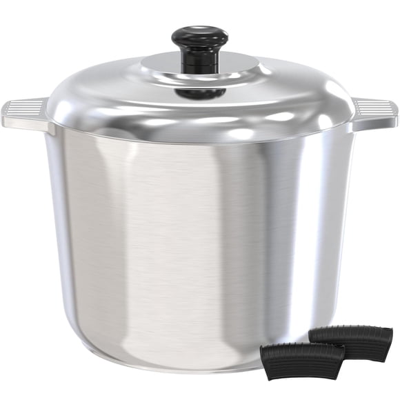 Stock Pot Magnaware de aluminio fundido de 10 litros con tapa ligera