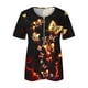 thumbnail image 5 of Blusa informal elegante de manga corta con cremallera y cuello redondo para mujer OAVQHLG3B Store lin121212, 5 of 5
