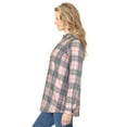 thumbnail image 3 of Woman Within Plus Size Classic Flannel Shirt, 3 of 5