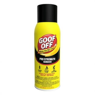 Goof Off Professional Strength Remover, 6 fl. oz., Latex Paint and Adhesive  Remover