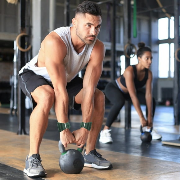 Pulsera de silicona con soporte de peso | Anillo de tobillo de muñeca Wearable Fitness de 1 libra | Watch Style Deportes al aire libre Running Training | Ajuste cómodo impermeable a prueba de sudor