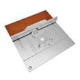 thumbnail image 1 of Aluminium Router Table Insert Plate Electric Wood Milling Flip Board W/ Miter Gauge Tenon Gauge Guide Set Table Saw Woodworking ,Easy to Use, 1 of 6