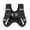 Black 12 lbs 5.44KG, variant on Professional Gym Vest With Iron Sand Reflective Weighted Training Vest for Running Cycling and Crosses Training