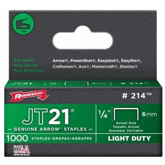 Arrow Fastener 091-214 Jt21 Type Staples