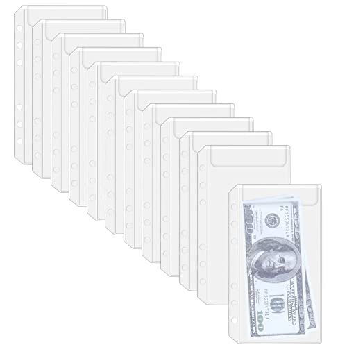 Antner Bols. Encuad. 12pcs A6 6-Ag. Sobres Presup. PVC Hoj. Suel. p/Encu.
