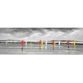 thumbnail image 2 of Atelier B Art Studio 24x11 White Modern Wood Framed Museum Art Print Titled - Sailboats on the Lake, 2 of 4